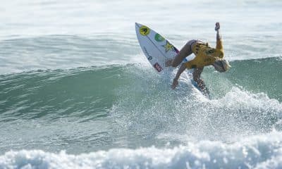Tatiana Weston-Webb nos Jogos Mundiais de Surfe