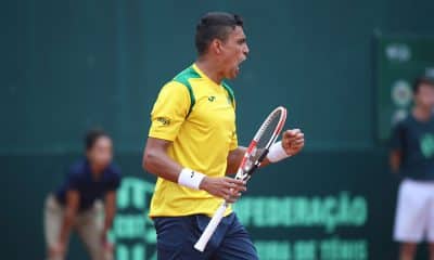 Thiago Monteiro, na Copa Davis