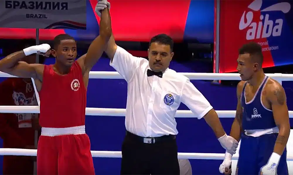Wanderson Oliveira no Mundial de Boxe