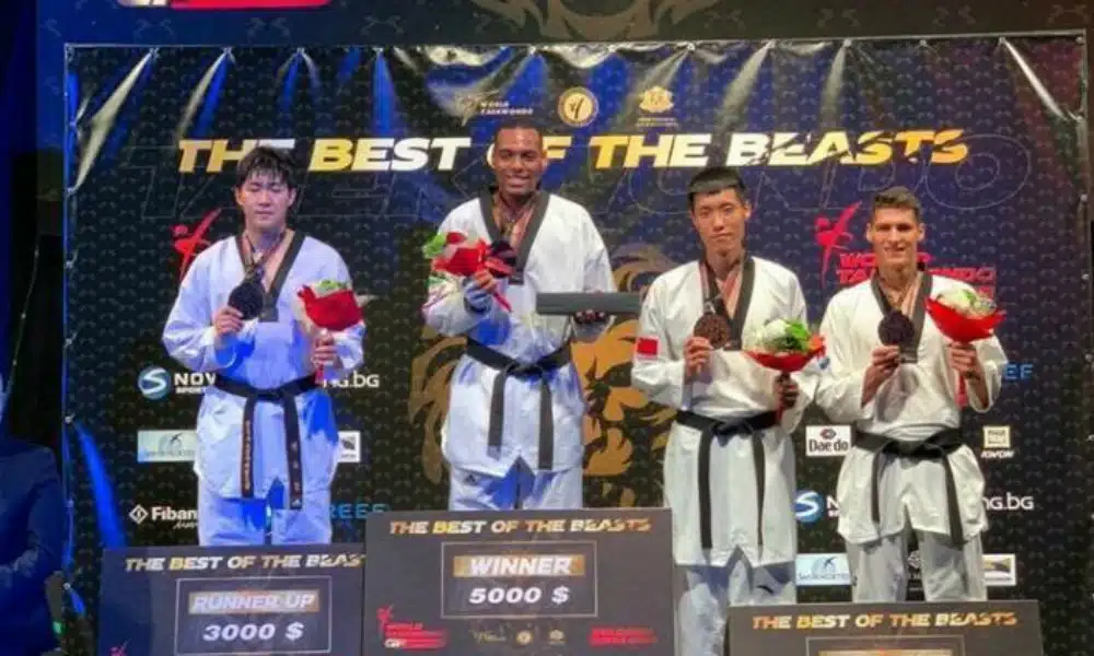 Maicon Andrade é campeão do GP de Sofia de taekwondo, na Bulgária