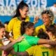 Beach soccer feminino derrota Rússia na disputa pelo bronze