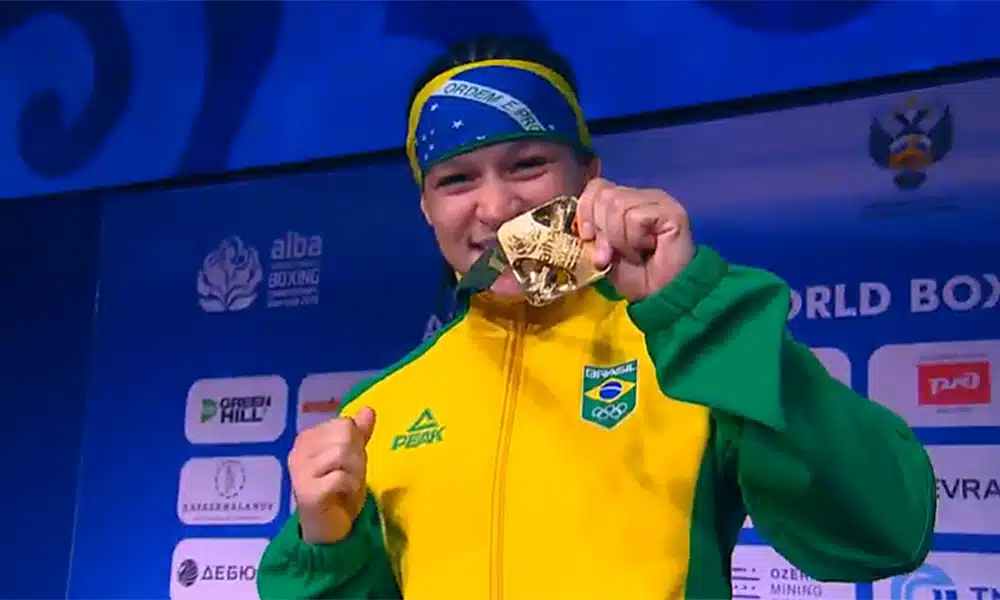 Bia Ferreira, campeã mundial de boxePré-Olímpico das Américas
