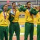 Revezamento 4x100 masculino campeão dos Jogos Mundiais Militares