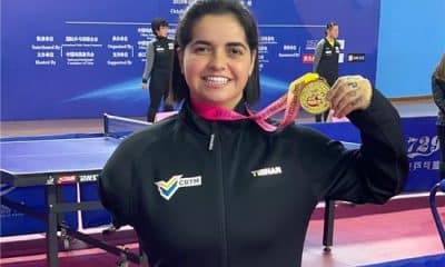 Bruna Alexandre foi ouro no Aberto Paralímpico da China de tênis de mesa