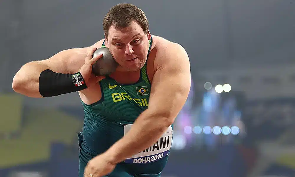 Darlan Romani, no Mundial de Atletismo