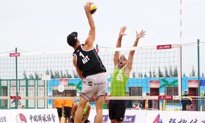 Hevaldo e Vinícius, em Qinzhou