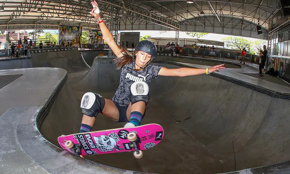 Isadora Pacheco, do skate