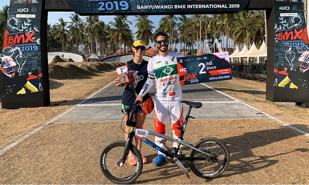 Renato Rezende é vice no Banyuwangi BMX International