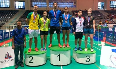 Brasil conquistou seis medalhas no Aberto de Badminton de Santo Domingo