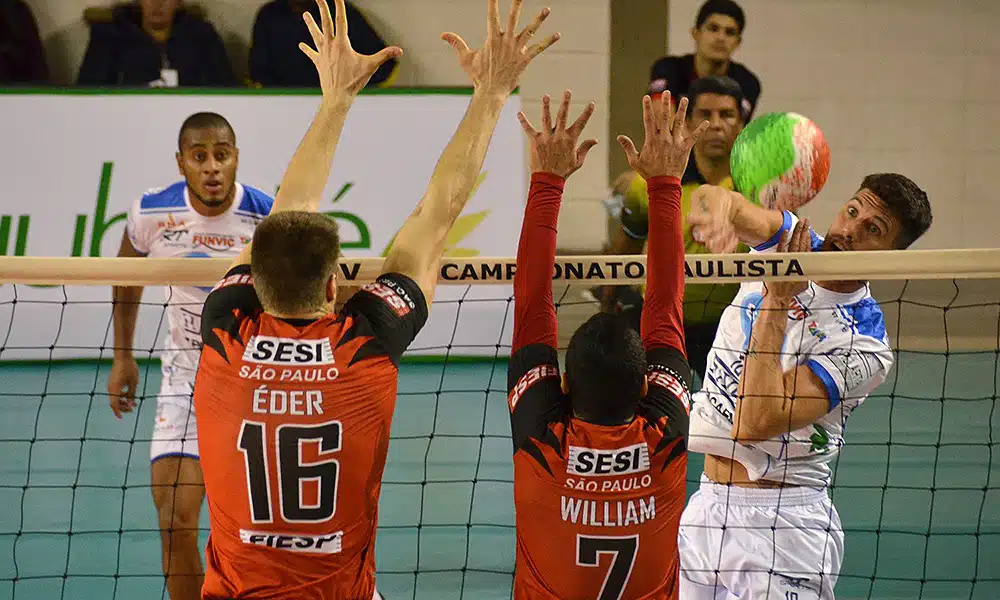 Taubaté e Sesi, no Paulista de vôlei masculino