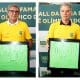 José Roberto Guimarães e Bernardinho no Hall da fama do COB