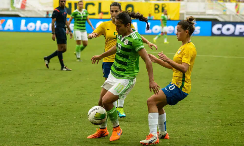Brasil x México - Foto: Vlademir Alexandre/ ALLSPORTS