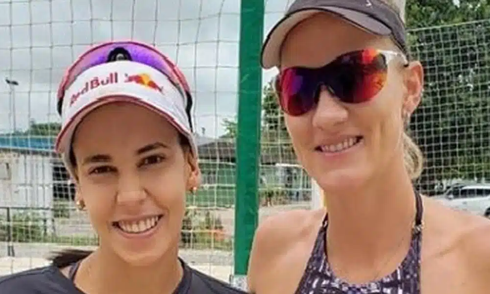 Mari e Duda vôlei de praia