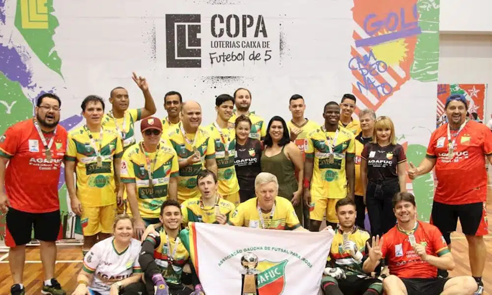 Agafuc campeã da Copa de futebol de 5, o Brasileiro de 2019