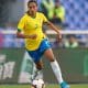 Andressa Alves, da seleção feminina de futebol, na China