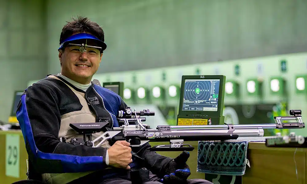 Marcelo Marton, tetracampeão do Brasileiro de Tiro Esportivo paralímpico