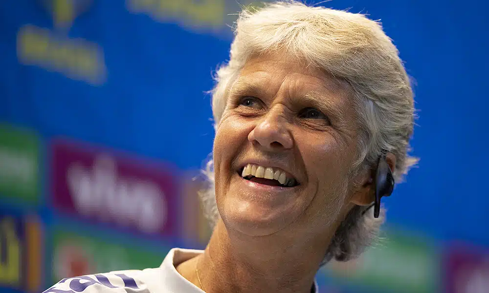 Pia Sundhage, técnica da seleção feminina do Brasil
