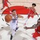 Raulzinho, no Philadelphia 76ers, na NBA