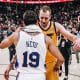 Raulzinho na derrota do Philadelphia 76ers sobre o Jazz na NBA