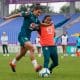 Treino da seleção brasileira de futebol feminino para o Torneio Internacional da China