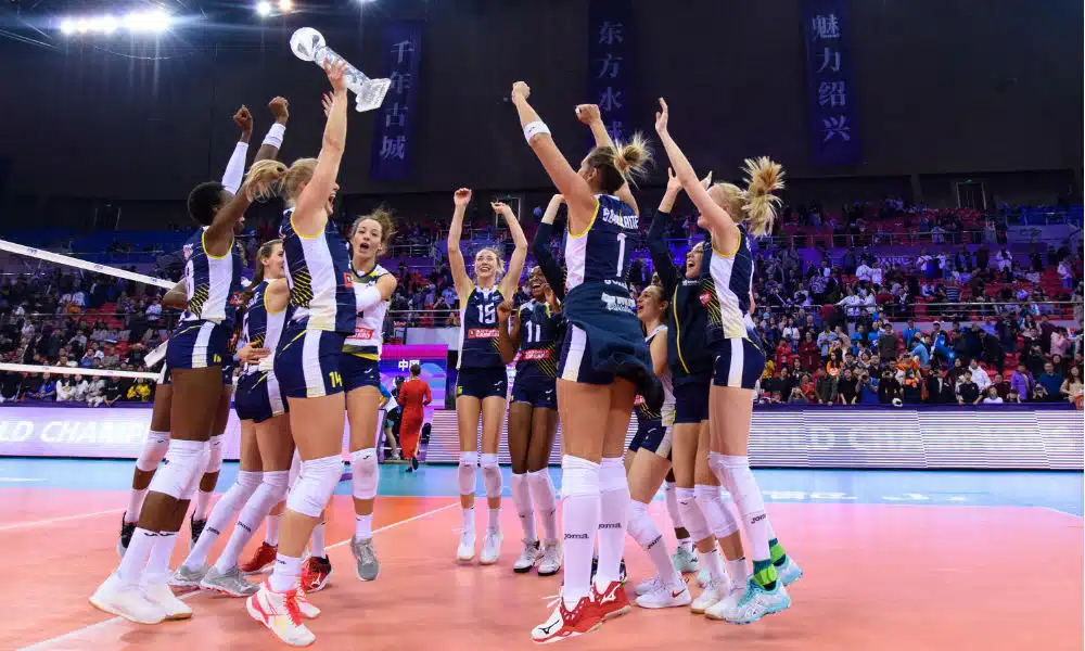 Conegliano campeão Mundial Foto Divulgacao FIVB