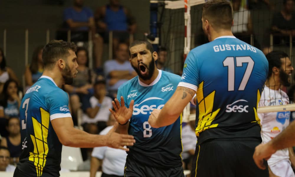 Sesc pega Ciudad Voley na Libertadores de vôlei masculino ao vivo
