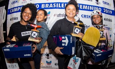 Brasileiro de skate feminino pódio street master