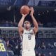 Bruno Caboclo chuta para o Memphis Grizzlies na NBA