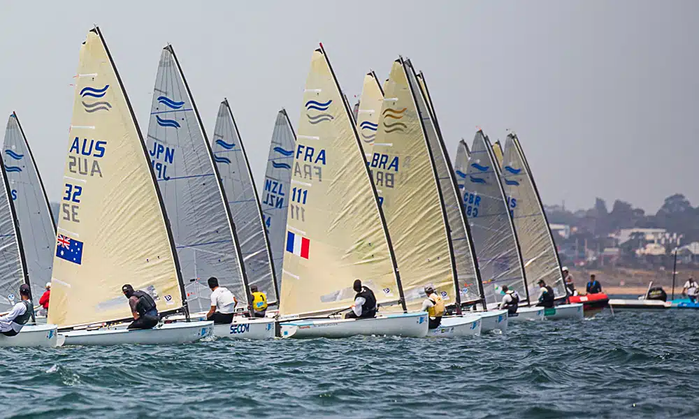 Jorge Zariff, na Finn Gold Cup de vela