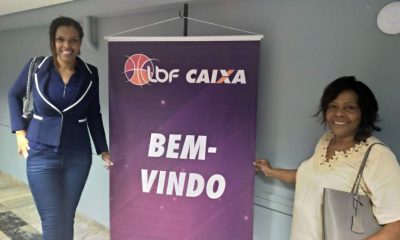 Kelly Santos e Lídia Lopes no evento da LBF