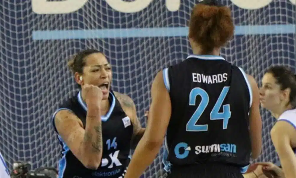 Erika Souza, do Gipuzkoa, no basquete da Espanha