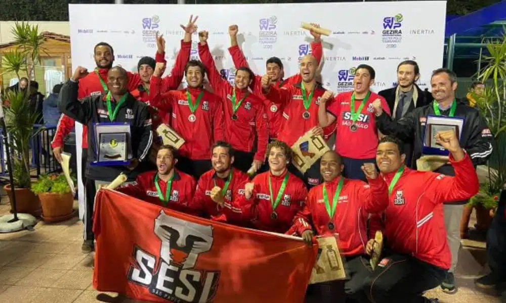 Sesi-SP termina o Torneio Internacional de Pólo Aquático em terceiro2