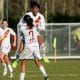 Andressa Alves e Lindsey Thomas na Roma contra o Milan pelo campeonato italiano de futebol feminino