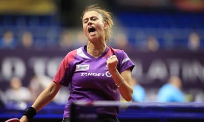 Bruna Takahashi no Aberto da Alemanha de tênis de mesa