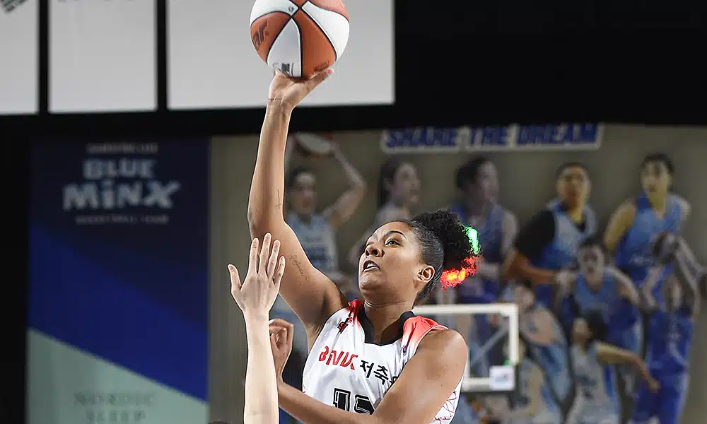 Damiris é destaque do Busan Sum no campeonato sul-coreano de basquete feminino