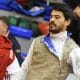 Heitor Shimbo na etapa de Paris da Copa do Mundo de florete esgrima