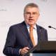 Thomas Bach, do COI em mensagem de abertura de 2020 - Foto Hanna Lassen / Getty Images