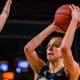 Izabel Varejão jogando pelo Michigan na NCAA - Foto: Instagram/Jake Szetela