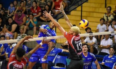 No sábado da Superliga masculina, 5º vence 3º e pode ajudar 4º.
