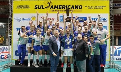 Minas x Praia Clube - Sul-Americano de clubes de vôlei feminino