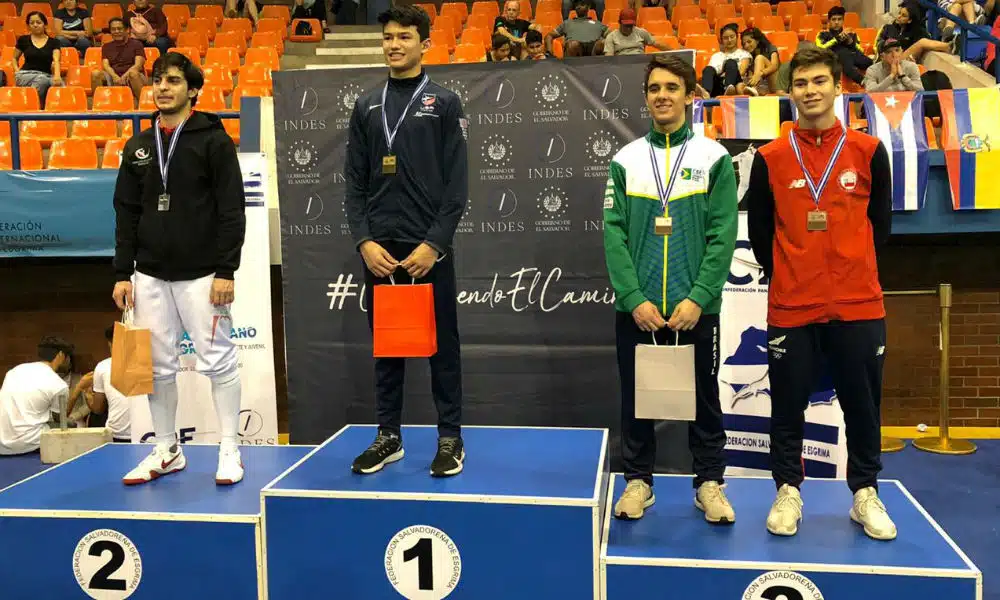 Paulo Morais Pan-Americano cadete e juvenil de esgrima