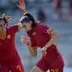 Andressa, da Roma, no campeonato italiano de futebol feminino