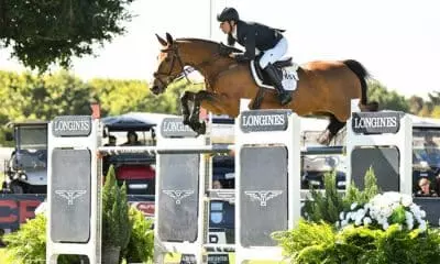 Cassio Rivetti, com Bacara, foi vice do GP World Cup Qualifier na Deerigde Farm, em Wellington, nos Estados Unidos