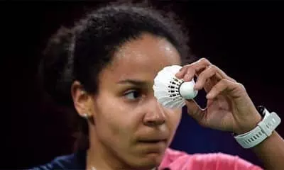 Fabiana Silva venceu a primeira no International Challenge de badminton de Shiraz no Irã