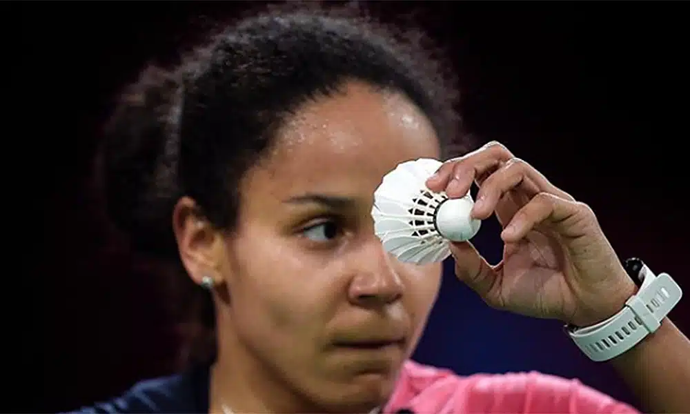 Fabiana Silva venceu a primeira no International Challenge de badminton de Shiraz no Irã