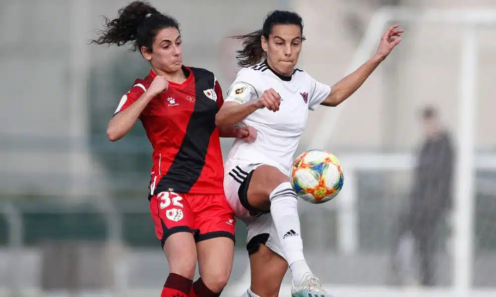 Tacón, time da meia Thaisa, venceu o Rayo Vallecano e avançou na Copa da Rainha - Foto: Reprodução/Instagram