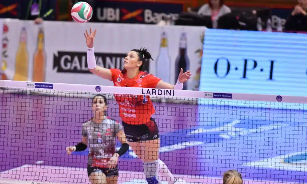 Rosamaria é fundamental na vitória do Perugia pelo Italiano - Foto: Divulgação/Perugia