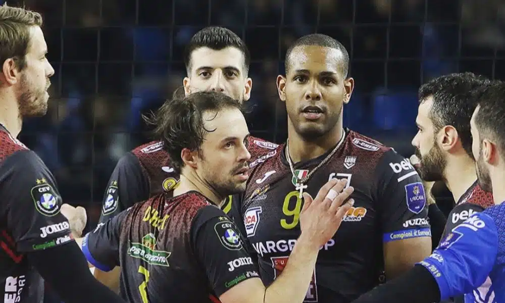 Lube Civitanova, time de Leal e Bruninho, venceu na Champions League de vôlei. (Foto: Divulgação/Civitanova)