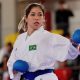 Valéria Kumizaki, do caratê, segue firme na briga rumo a Tóquio (Foto: Renato Aoki)