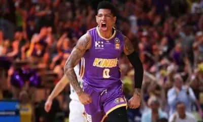 Didi Louzada marcou os pontos da virada do Sidney Kings sobre o Melbourne United (Foto: Divulgação/Kings)